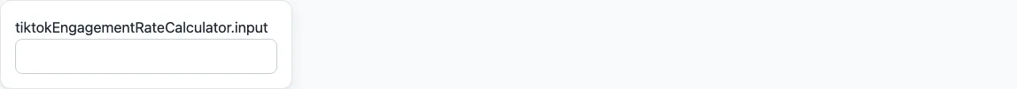 Tiktok engagement rate calculator example
